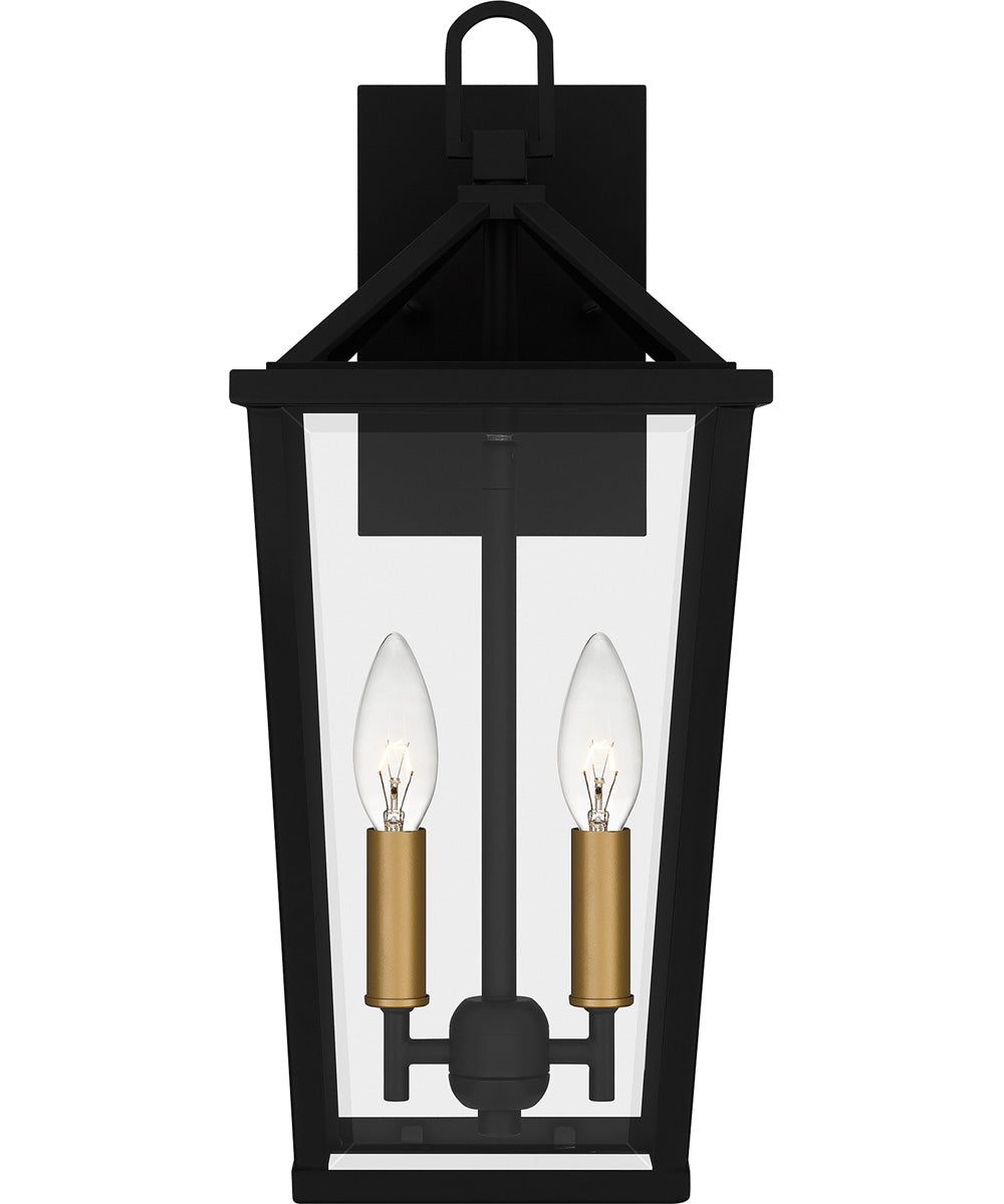 Hull Medium 2-light Outdoor Wall Light  Coastal Armour Aluminum Matte Black