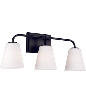 Brody 3-Light Vanity Matte Black