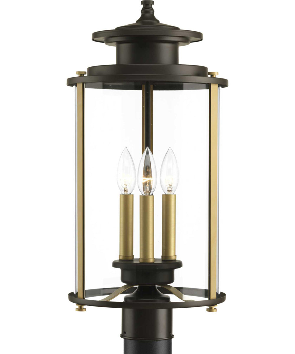 Squire 3-Light Post Lantern Antique Bronze
