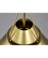 Adina 1-Light Pendant Natural Brass