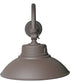 Outdoor Barn Gooseneck Wall Light Bronze Finish, 15"h
