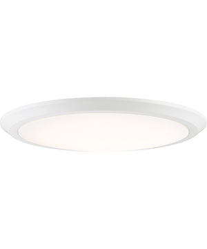 Verge  Flush Mount White Lustre