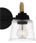 Seabreeze Medium 2-light Bath Light Matte Black