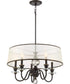 Ceremony 5-light Chandelier Palladian Bronze