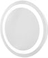 Captarent 24 in. Round Illuminated Integrated LED Modern Mirror White
