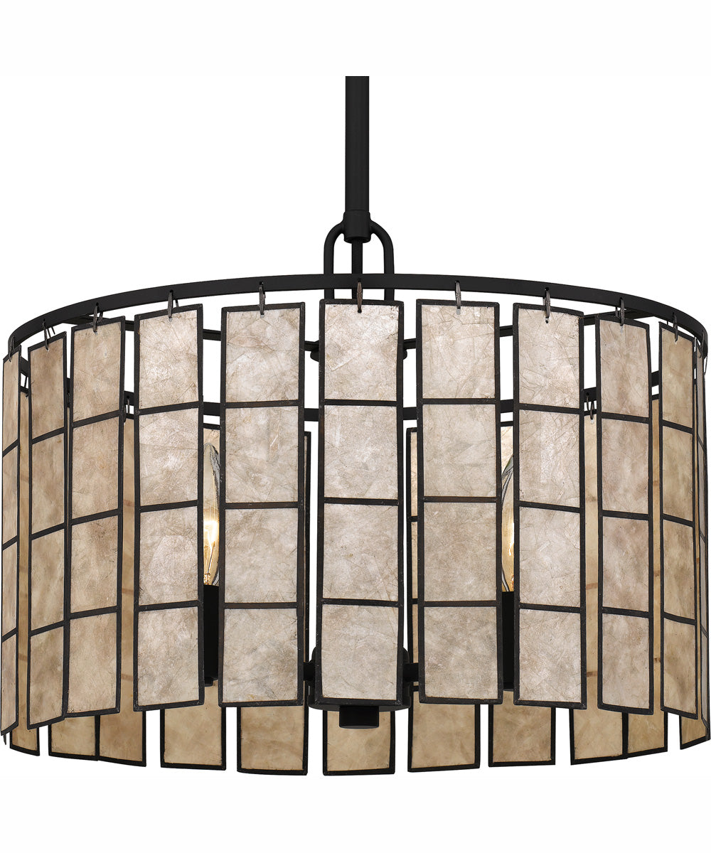Seigler 3-light Pendant Matte Black