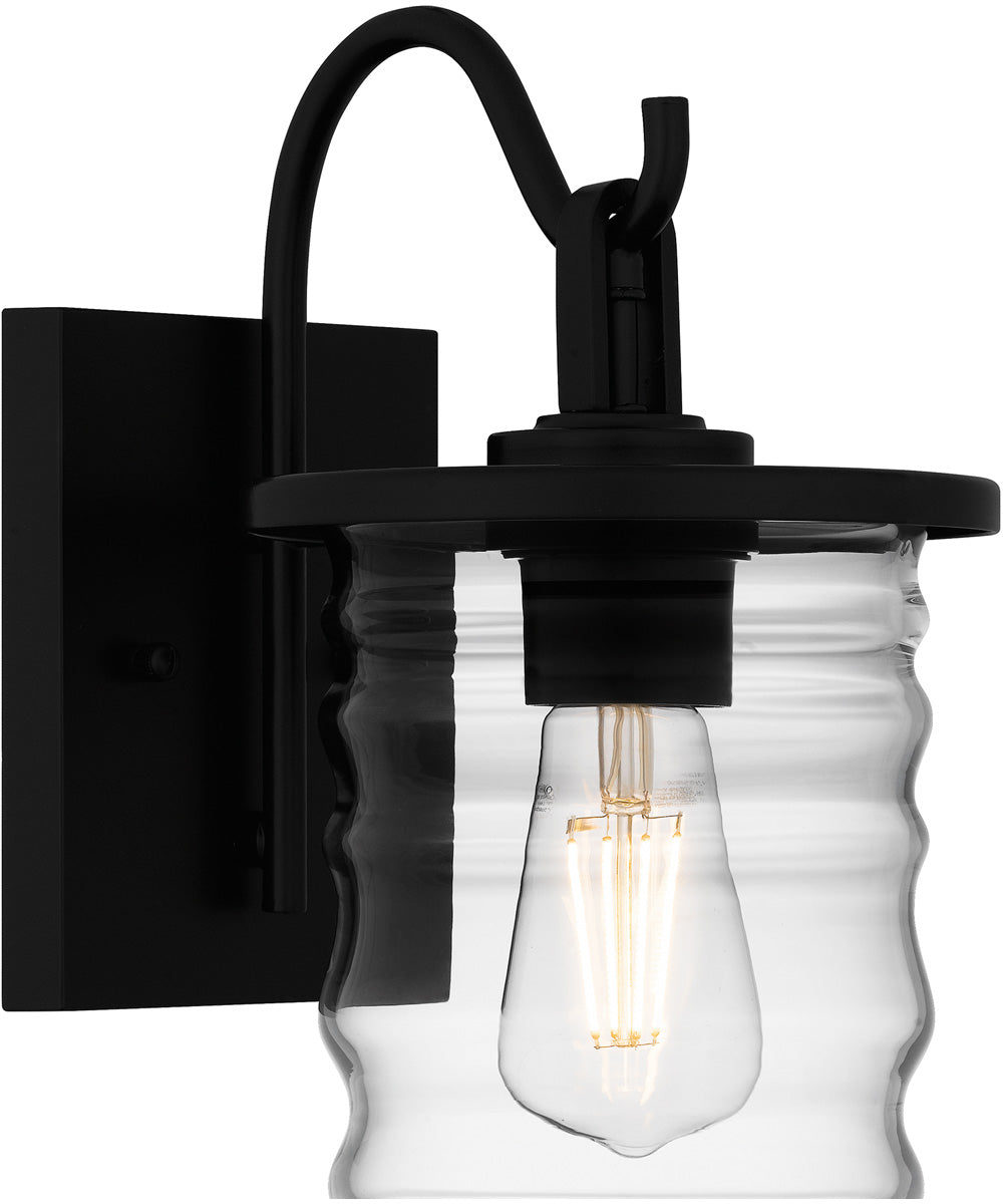 Noland Small 1-light Outdoor Wall Light  Coastal Armour Aluminum Matte Black