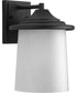 Essential 1-Light Medium Wall Lantern Textured Black