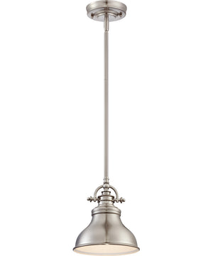 Emery Small 1-light Mini Pendant Brushed Nickel