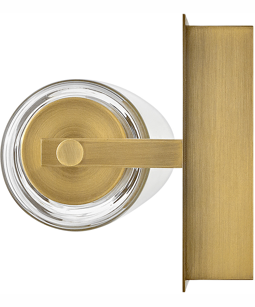 Lucien LED-Light Medium LED Vanity in Lacquered Brass