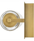Lucien LED-Light Medium LED Vanity in Lacquered Brass