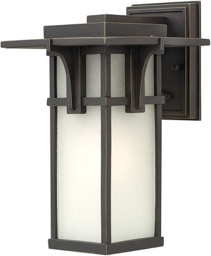12"H Manhattan 1-Light Wall Outdoor Oil Rubbed Bronze