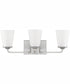Braylon 3-Light Vanity Brushed Nickel