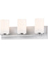 Lateral 3-Light Bath Vanity Satin Nickel