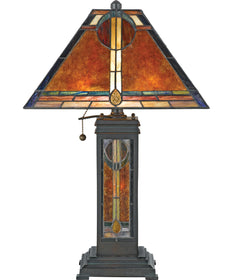 San Gabriel Small 2-light Table Lamp Valiant Bronze