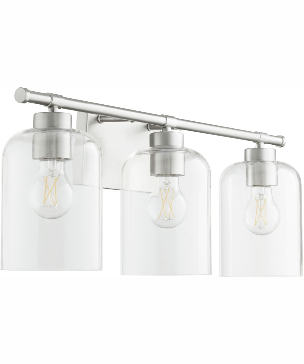 Tribute 3-light Bath Vanity Light Satin Nickel