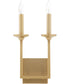 Eldorado 2-light Wall Mount Light Fixture Aged Brass