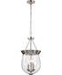 Boliver 3-Light Pendant Brushed Nickel