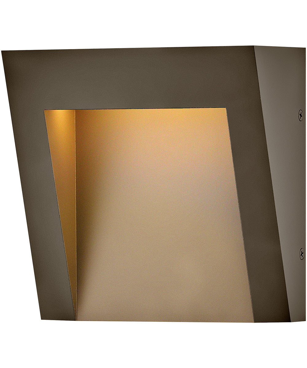 Taper Coastal Elements  LED-Light Extra Small Wall Mount Lantern in Textured Oil Rubbed Bronze