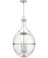 Quoizel Pendant Large 3-light Pendant Brushed Nickel
