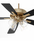 52" Ovation Ceiling Fan Aged Brass