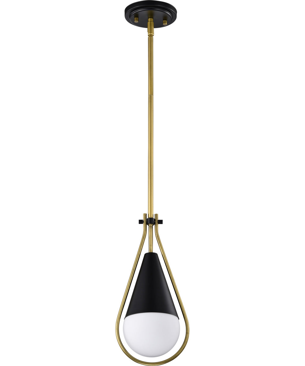 Admiral 1-Light Pendant Matte Black