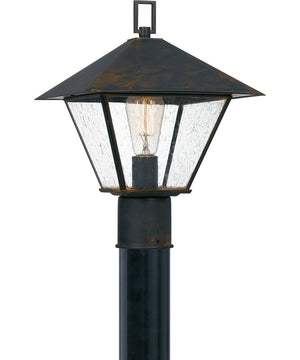 Corporal Large 1-light Outdoor Post Light Industrial Bronze