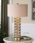 30"H Amarey Metal Ring Table Lamp