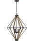 Manchester 4-light Pendant Western Bronze
