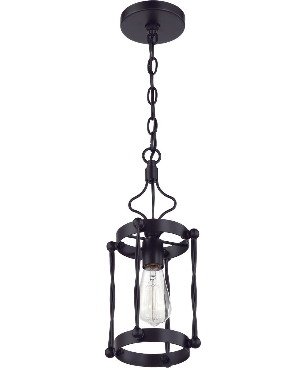 Jolenne 1-Light Mini Pendant Flat Black