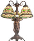 23" High Tiffany Roman 3 Light Table Lamp