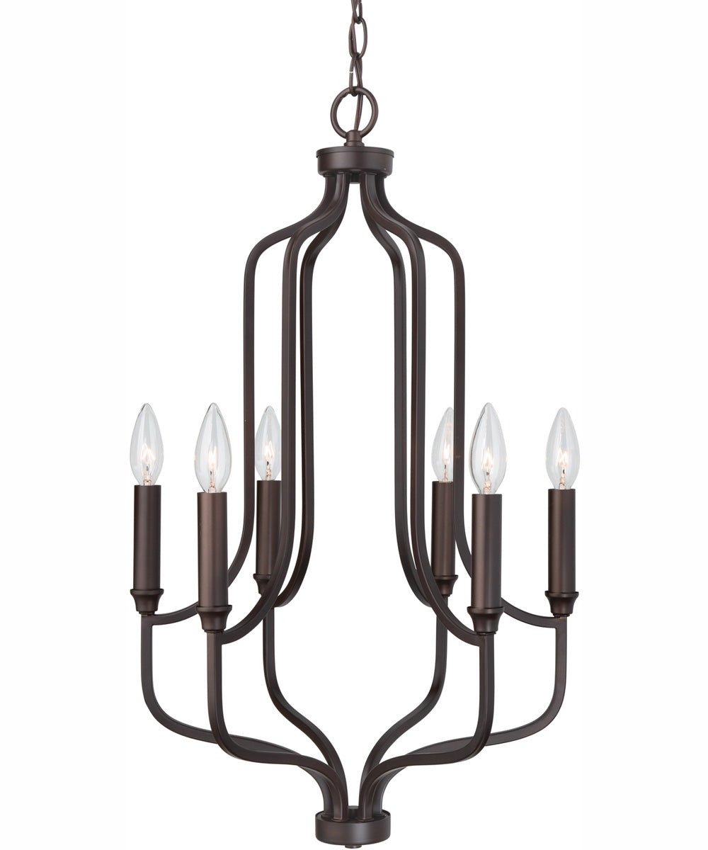 Reeves 6-Light Chandelier Bronze