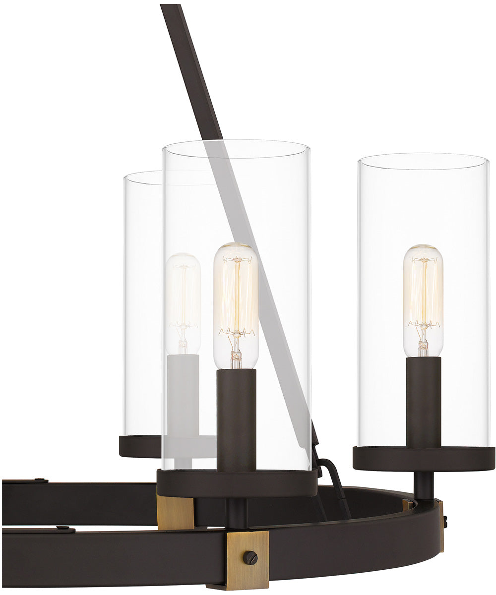 Lisbon 6-light Chandelier Old Bronze