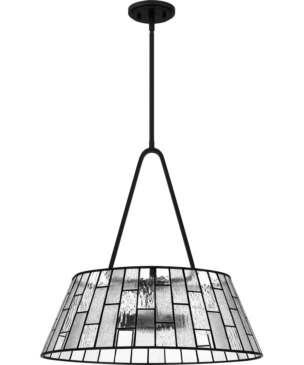 Quoizel Pendant 4-light Pendant Matte Black