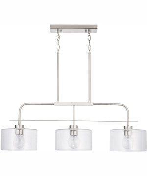 Jake 3-Light Island Brushed Nickel