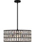 Gibson 4-light Pendant Matte Black