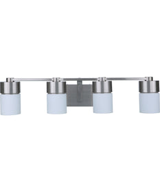 District 4-Light Vanity Brushed Polished Nickel