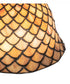 23" High Tiffany Fishscale 3 Light Table Lamp