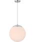 Gaze 1-Light Pendant Chrome