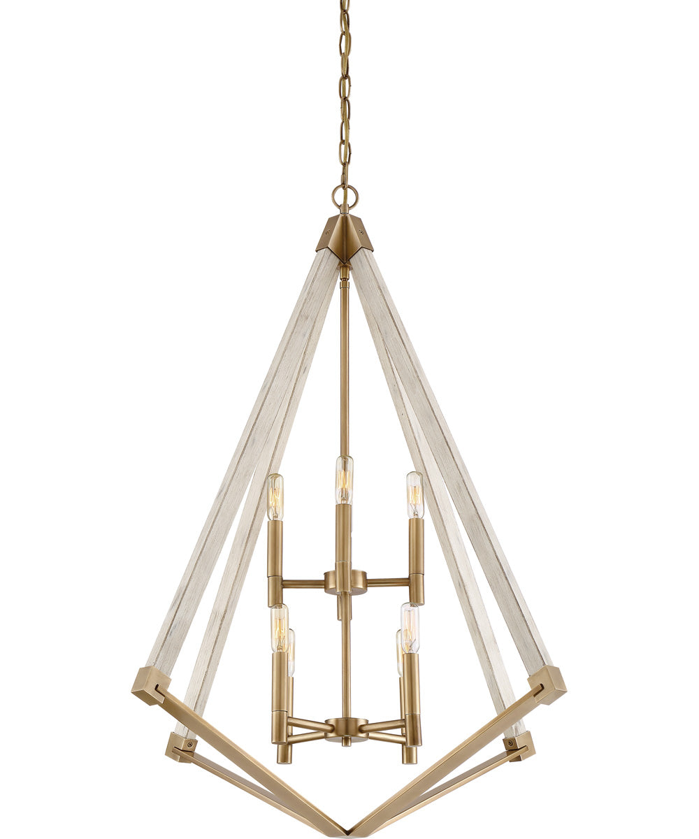 Viewpoint 8-light Pendant Weathered Brass
