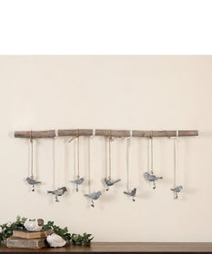 18"H x 45"W Birds On A Branch Wall Art