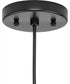 Hinton 1-Light Modern Farmhouse Pendant Matte Black