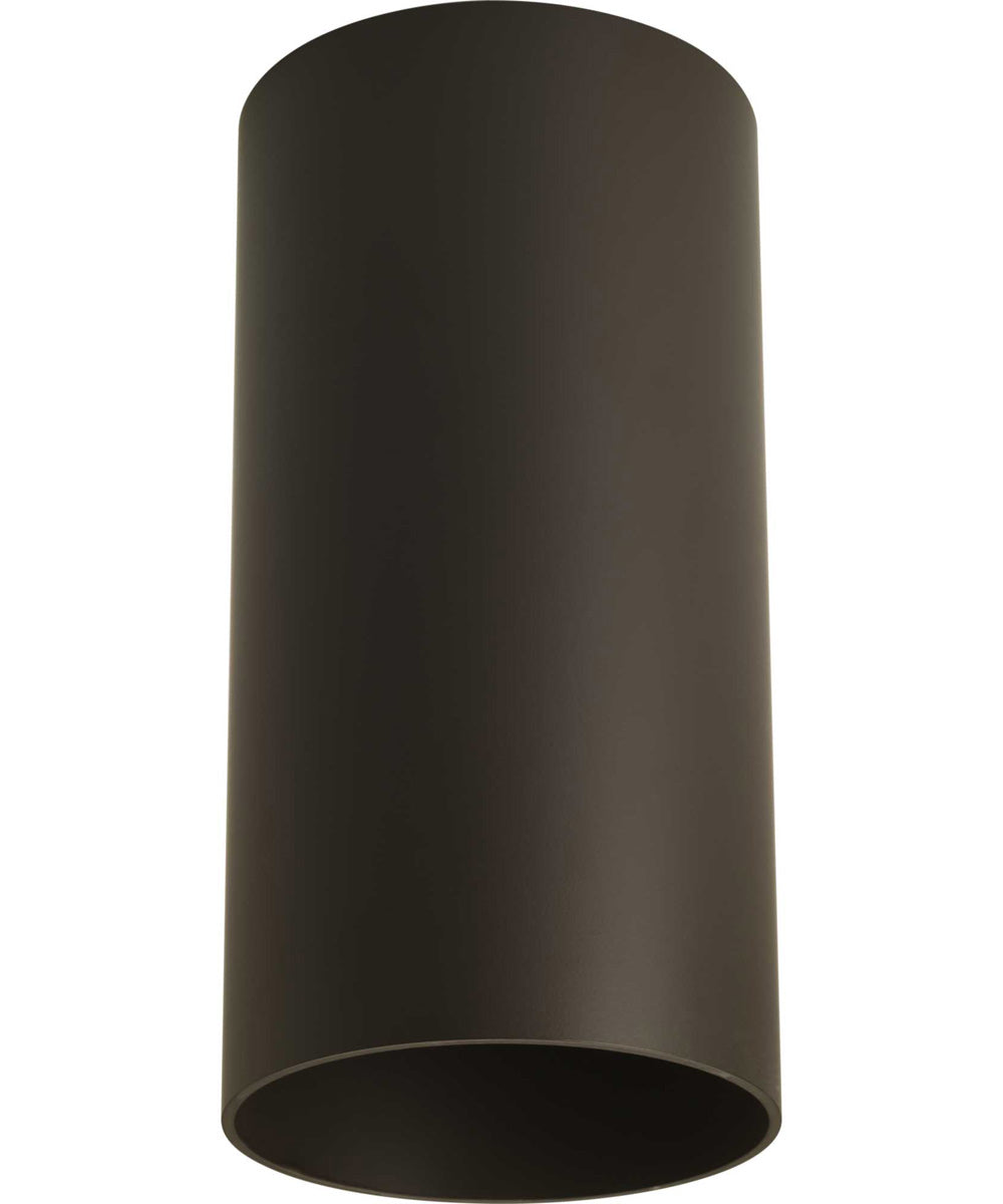 6" Outdoor Ceiling Mount Cylinder Antique Bronze