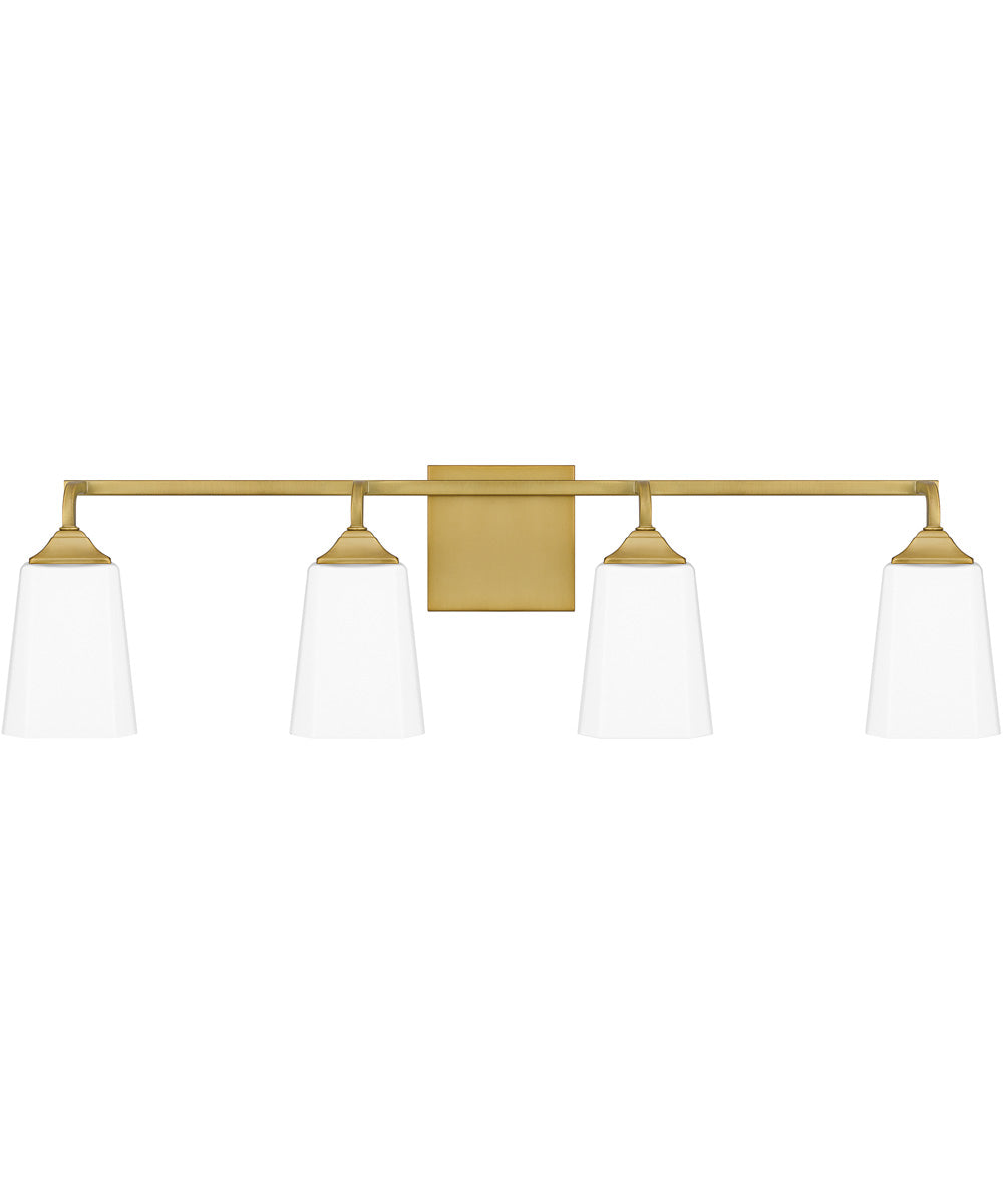 Thoresby Extra Large 4-light Bath Light Aged Brass