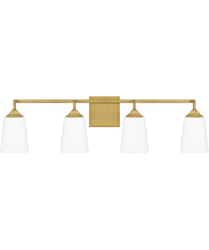 Thoresby Extra Large 4-light Bath Light Aged Brass