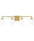 Thoresby Extra Large 4-light Bath Light Aged Brass