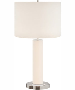 Quilla 1-Light Table Lamp With Led Frost Acrylichrome/ White