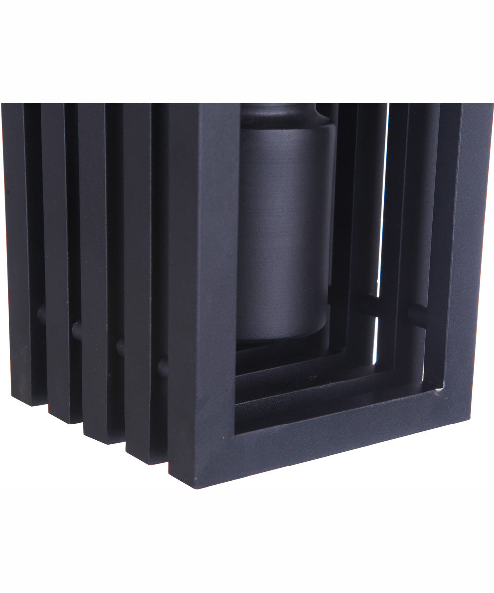 Carmel 1-Light Outdoor Wall Lantern Matte Black