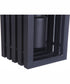 Carmel 1-Light Outdoor Wall Lantern Matte Black