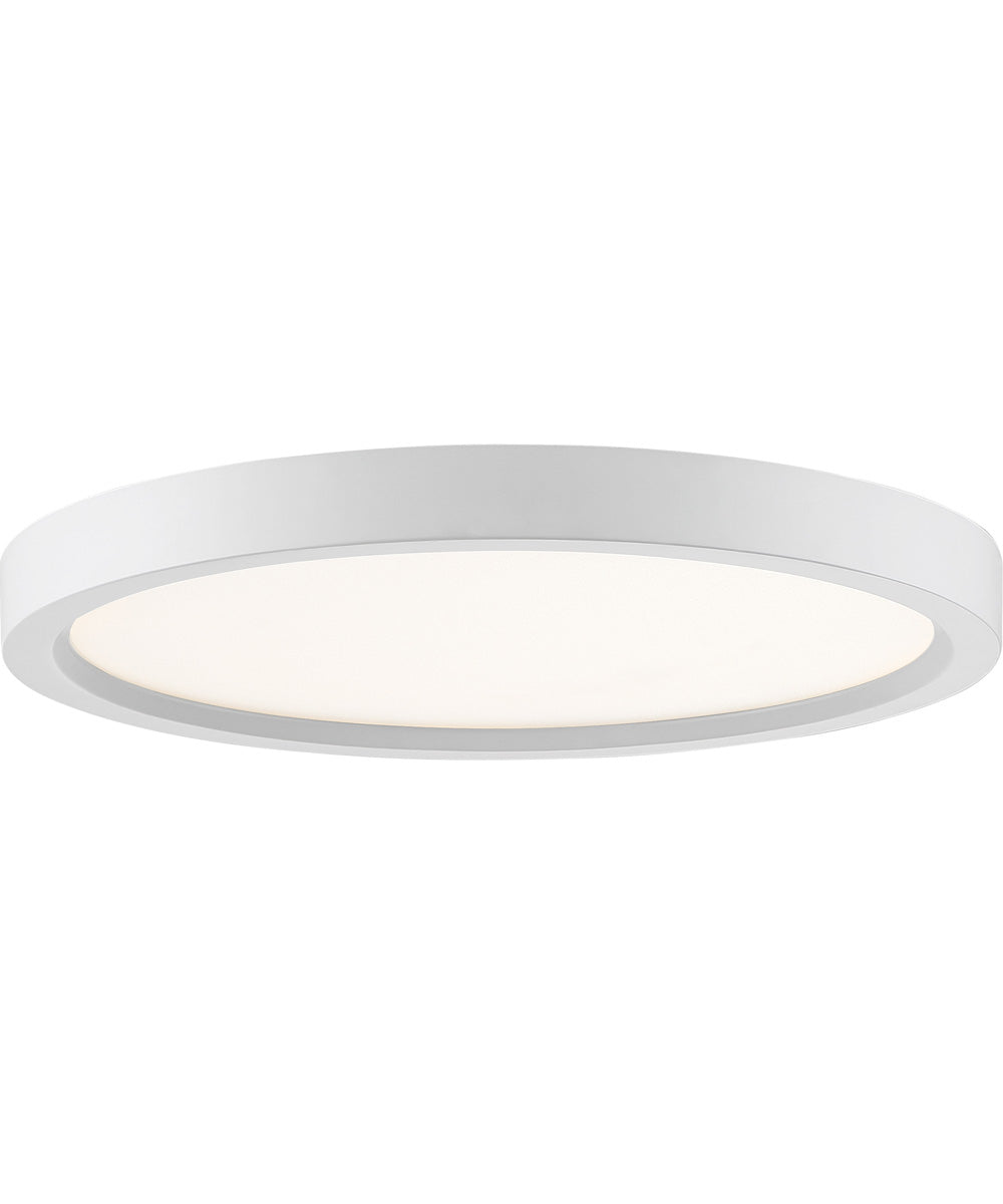 Outskirts  Flush Mount White Lustre